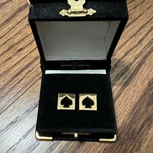 Gold Kate Spade stud earrings